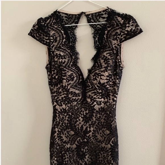 Windsor Dresses & Skirts - black and nude lace dress